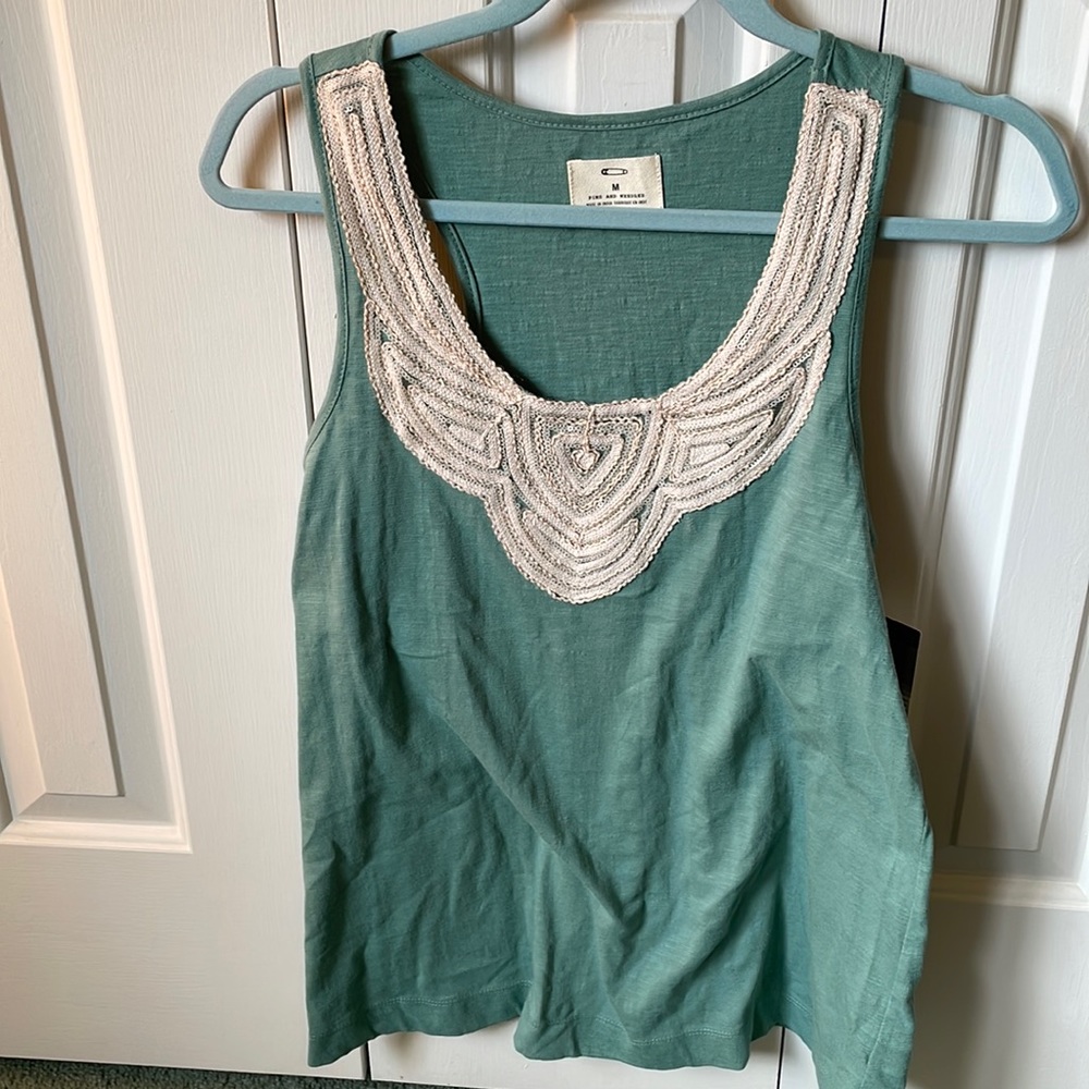 Blue/Green Tank top